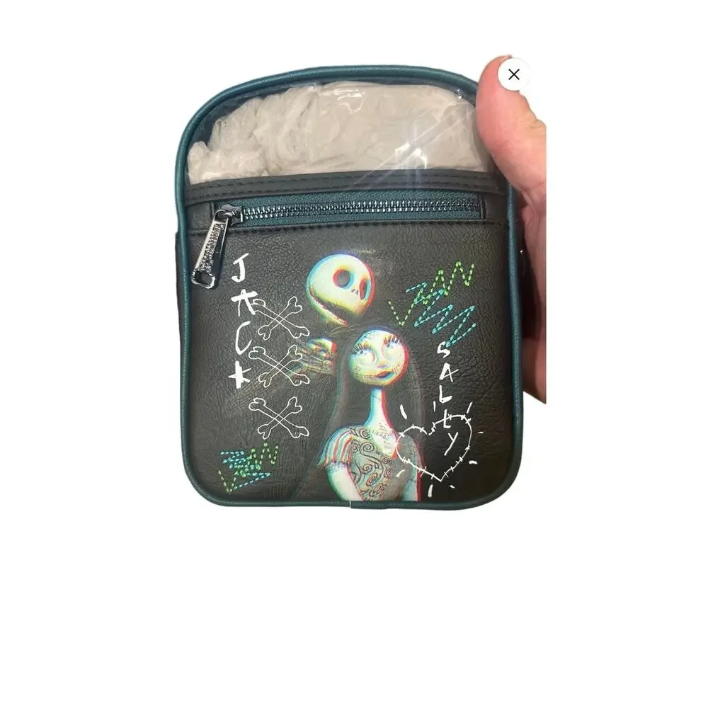 Disney parks Jack Skellington and Sally Loungefly Crossbody Bag nwt